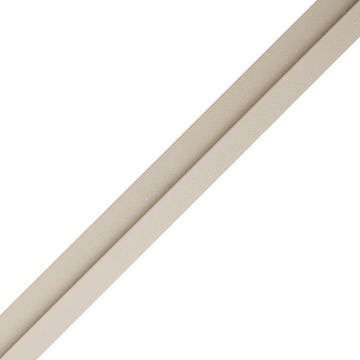 Listwa Lamelowa Zakończeniowa Ecru Brokat 2,4 x 4,3 cm – dł. 2,7 m