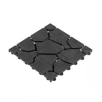 Płytka Ogrodowa Tarasowa Uni-Floor Kamień Antracyt 28 x 28 x 1,5 cm