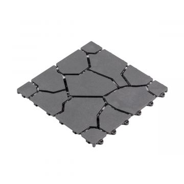 Płytka Ogrodowa Tarasowa Uni-Floor Kamień Szary 28 x 28 x 1,5 cm