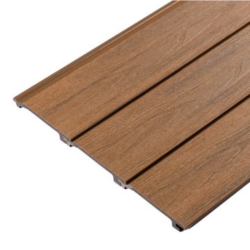 Deska Elewacyjna Kompozytowa Szczotkowana Premium Teak – dł. 3,6 m