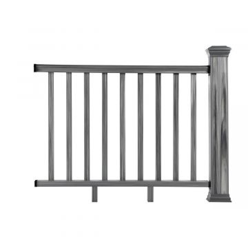 Balustrada kompozytowa Gray 140 x 113 cm (1 słupek)