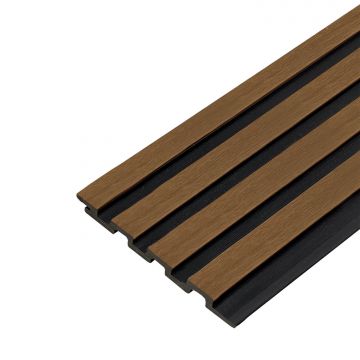 Deska Elewacyjna Kompozytowa Lamelowa DUO Teak/Czarny &ndash; dł. 2,9 m