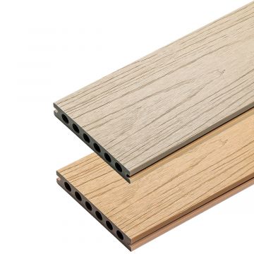 Deska Tarasowa Kompozytowa Premium Ecru / Dąb Jasny – dł. 4 m