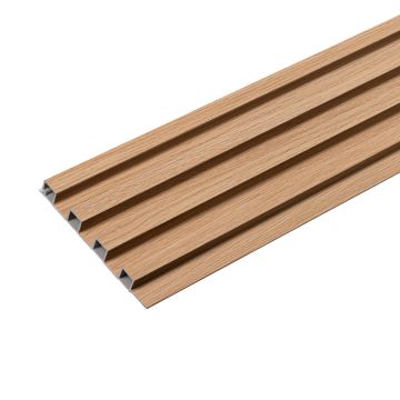 Lamele Ścienne SPC Wysokie Dąb Złoty Mat 1,7 x 14,9 cm – dł. 2,8 m