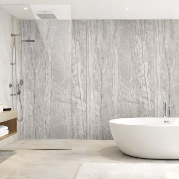 Panel Ścienny SPC Kamień Monza Szary Mat 120 x 280 cm 4 mm