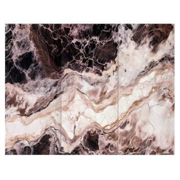 Panel Ścienny XXL Emperador Czarny Połysk 360 x 280 cm 3 mm – zestaw 3 szt. (ABC)