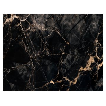 Panel Ścienny XXL Portoro Czarny Połysk 360 x 280 cm 3 mm – zestaw 3 szt. (ABC)