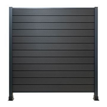 Panel ogrodzeniowy kompozytowy Standard Antracyt – 2 słupki Panel ogrodzeniowy kompozytowy Standard Antracyt – 2 słupki