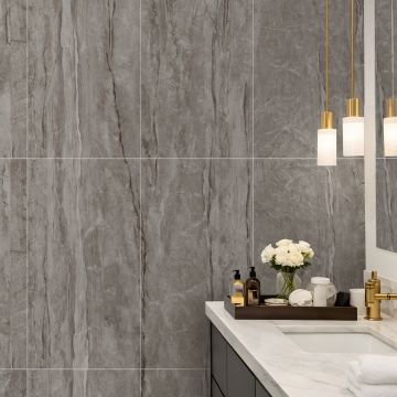 Panel Ścienny SPC Kamień Monza Czarny Mat 60 x 120 cm  4 mm