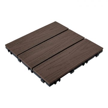 Podest Tarasowy Kompozytowy 3D Solid Brąz 30 x 30 x 2,5 cm