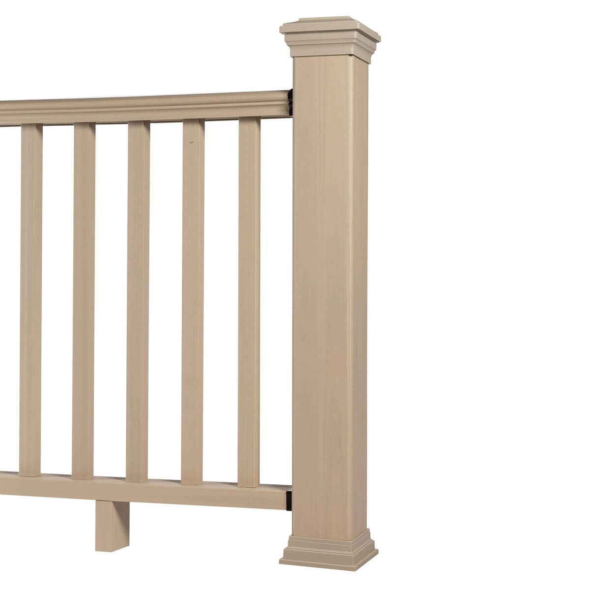 Balustrada kompozytowa Ecru 140 x 113 cm (1 słupek)