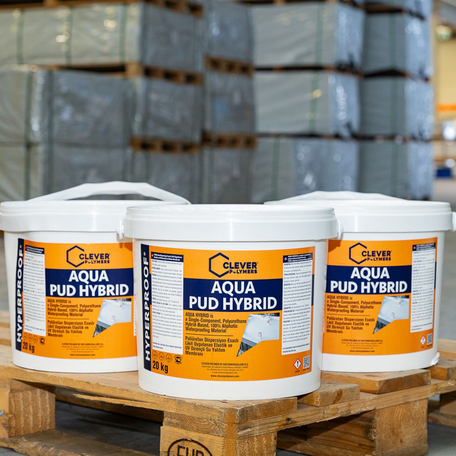 Hydroizolacja Poliuretanowa Jednoskładnikowa CLEVER AQUA PUD HYBRID – 20 kg Hydroizolacja Poliuretanowa Jednoskładnikowa CLEVER AQUA PUD HYBRID – 20 kg
