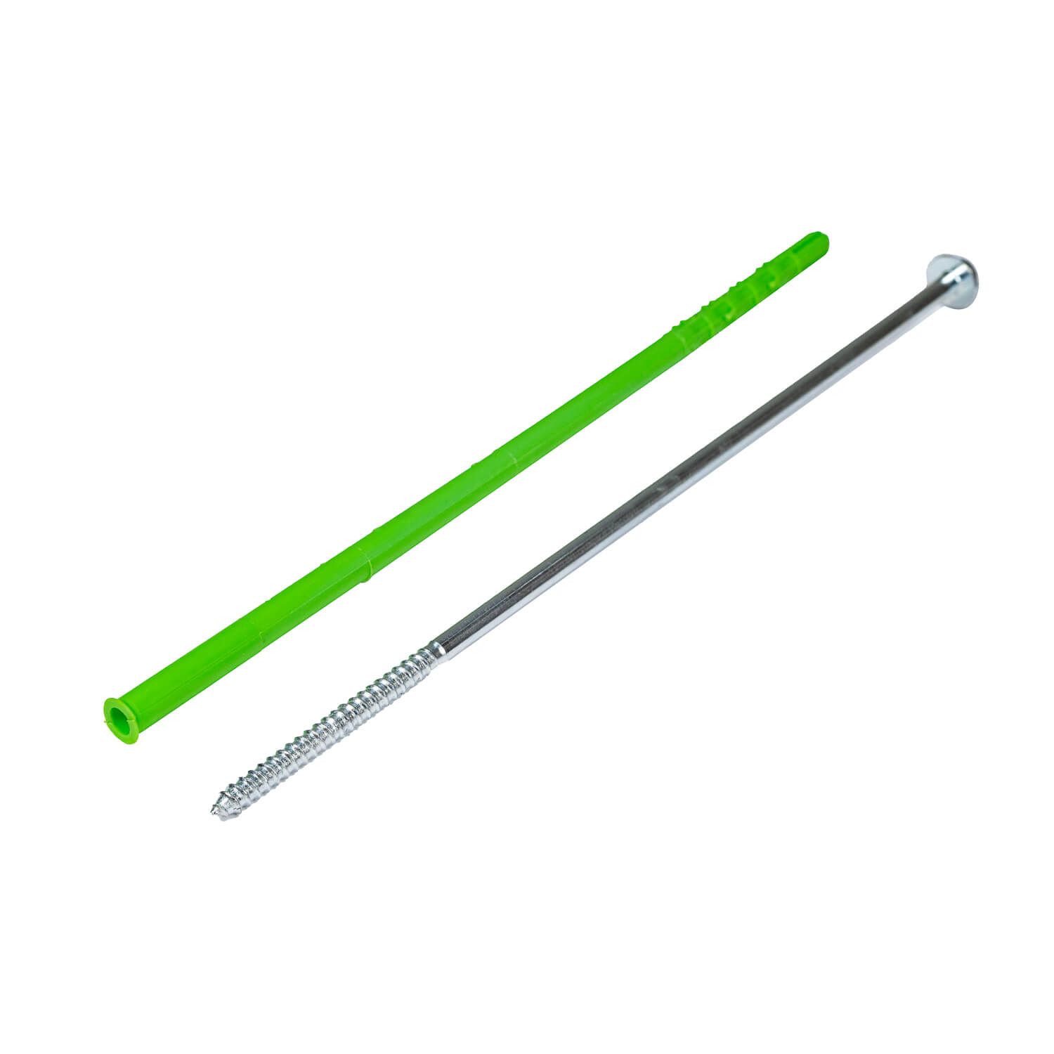 Kołek Rozporowy Ramowy 10x300 mm + wkręt z łbem podkładkowym TORX 7x300 mm – 1 szt.
