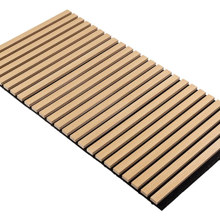 Lamele ścienne akustyczne na filcu Dąb Jasny 2 x 32 cm – dł. 2,7 m Lamele ścienne akustyczne na filcu Dąb Jasny 2 x 32 cm – dł. 2,7 m