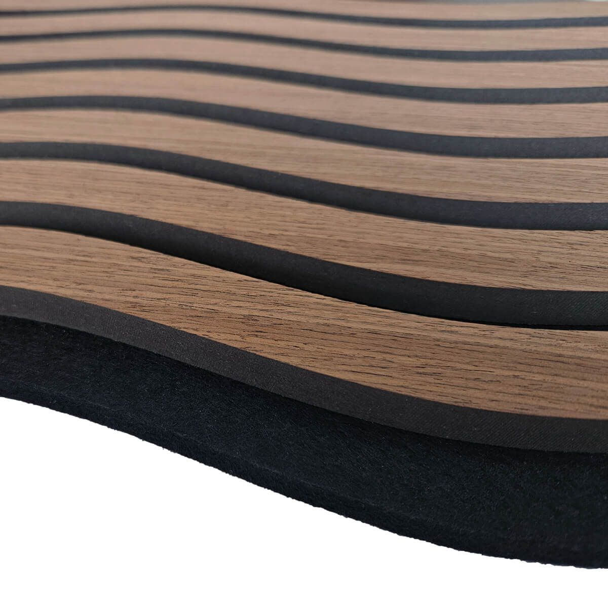 Lamele ścienne akustyczne na filcu S-Line Dąb Ciemny Fornir 2,1 x 30,5 cm – dł. 2,7 m Lamele ścienne akustyczne na filcu S-Line Dąb Ciemny Fornir 2,1 x 30,5 cm – dł. 2,7 m