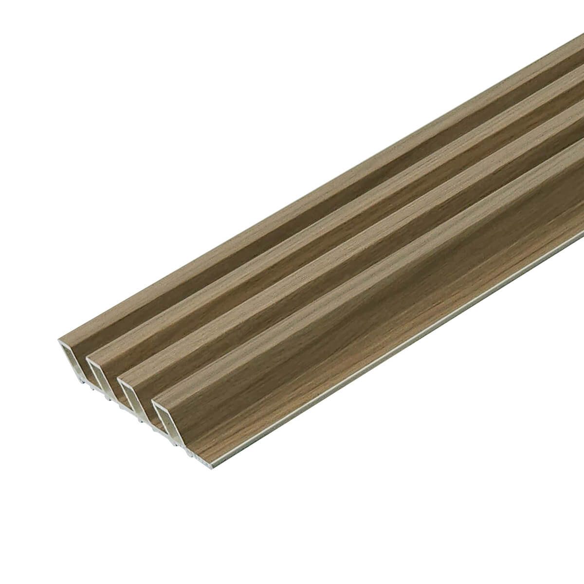 Lamele Ścienne Dekoracyjne Dąb Naturalny 2,4 x 16,8 cm – dł. 2,7 m
