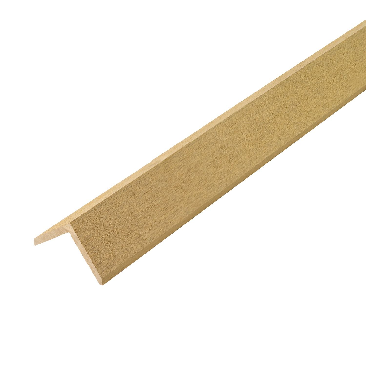 Listwa Kompozytowa Kątowa Standard Miodowy Teak – dł. 2,4 m Listwa Kompozytowa Kątowa Standard Miodowy Teak – dł. 2,4 m