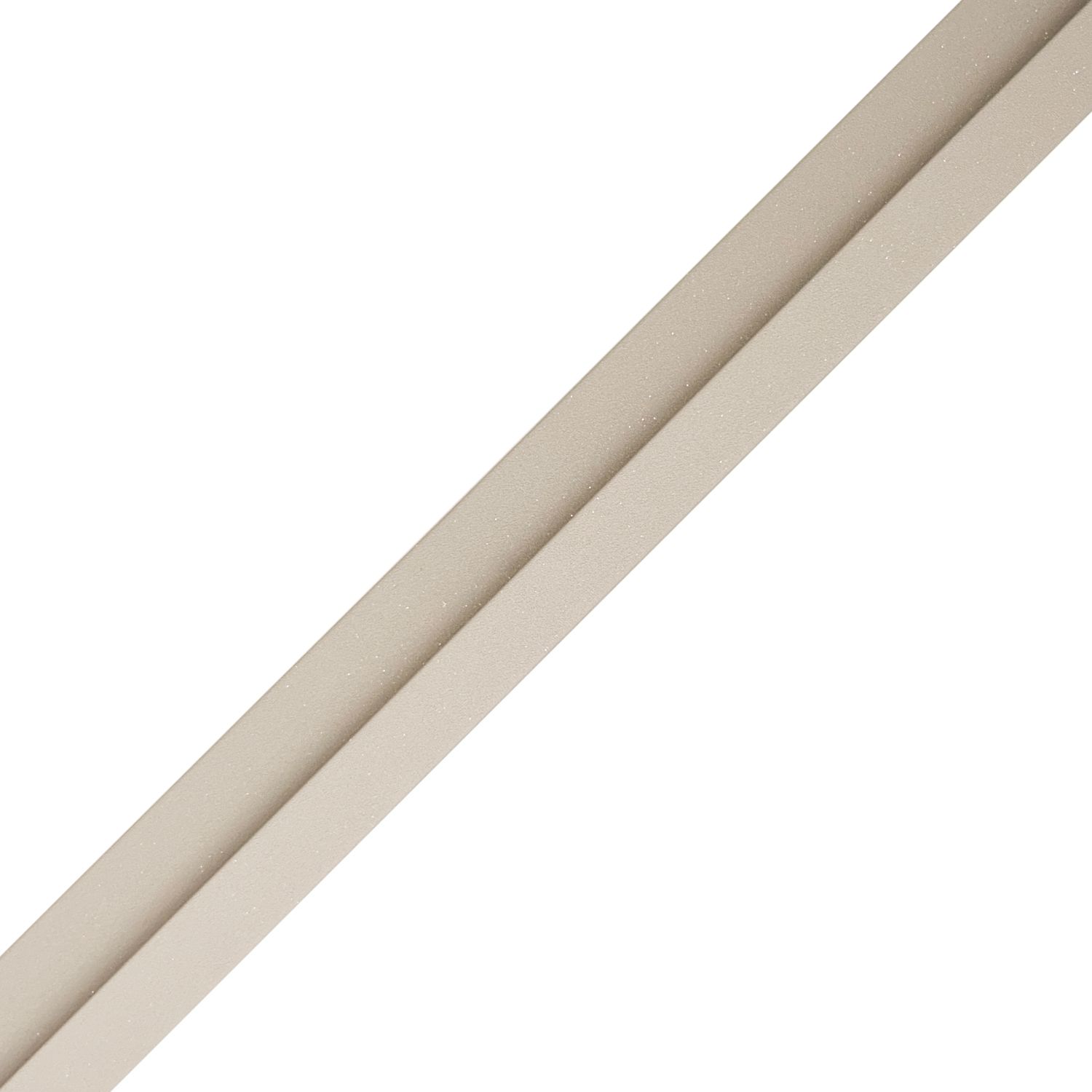 Listwa Lamelowa Zakończeniowa Ecru Brokat 2,4 x 4,3 cm – dł. 2,7 m