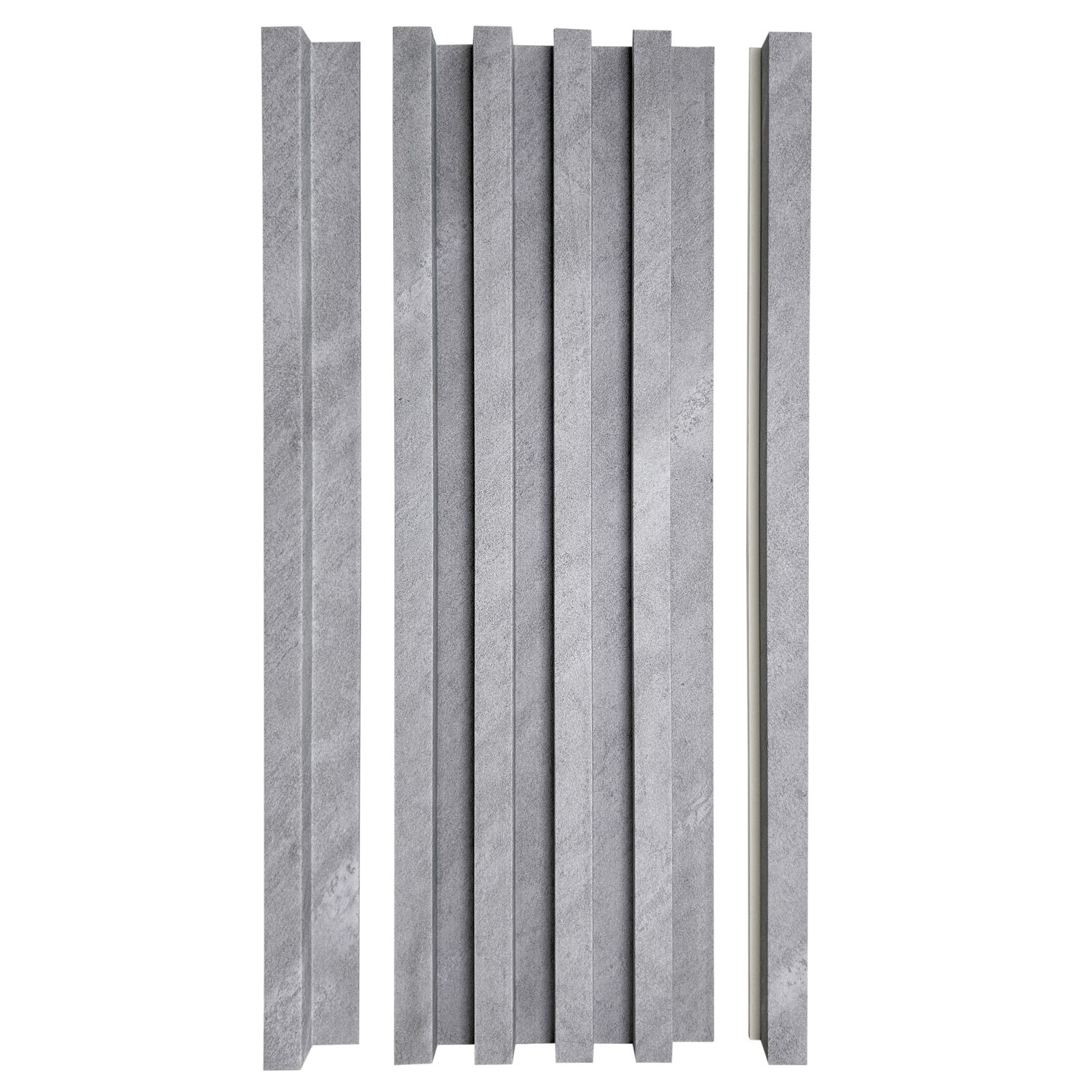 Listwa Lamelowa Startowa Szary Brokat 2,4 x 2,4 cm – dł. 2,7 m Listwa Lamelowa Startowa Szary Brokat 2,4 x 2,4 cm – dł. 2,7 m
