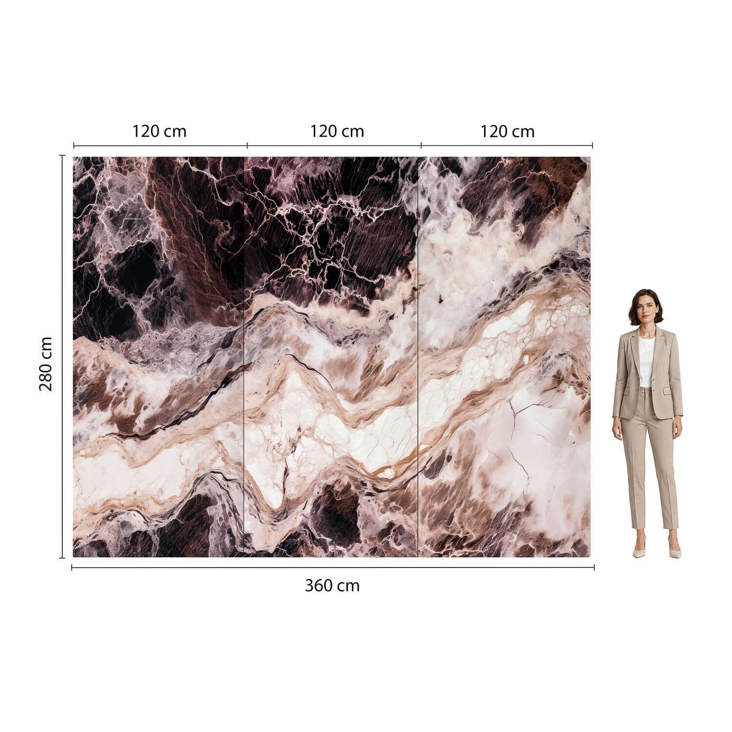 Panel Ścienny XXL Emperador Czarny Połysk 360 x 280 cm 3 mm – zestaw 3 szt. (ABC) Panel Ścienny XXL Emperador Czarny Połysk 360 x 280 cm 3 mm – zestaw 3 szt. (ABC)