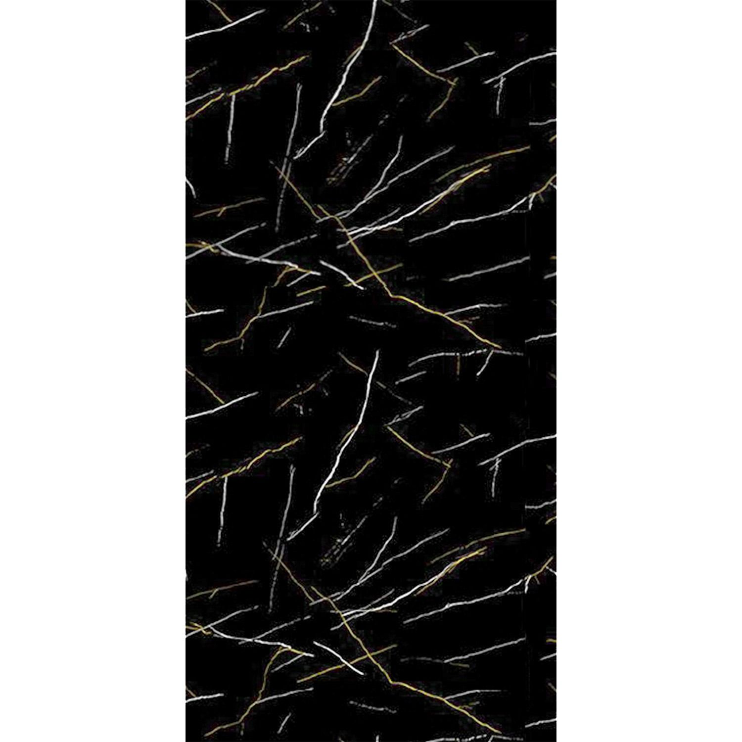 Panel Ścienny SPC Marmur Marquina Czarny Połysk 60 x 120 cm 4 mm Panel Ścienny SPC Marmur Marquina Czarny Połysk 60 x 120 cm 4 mm