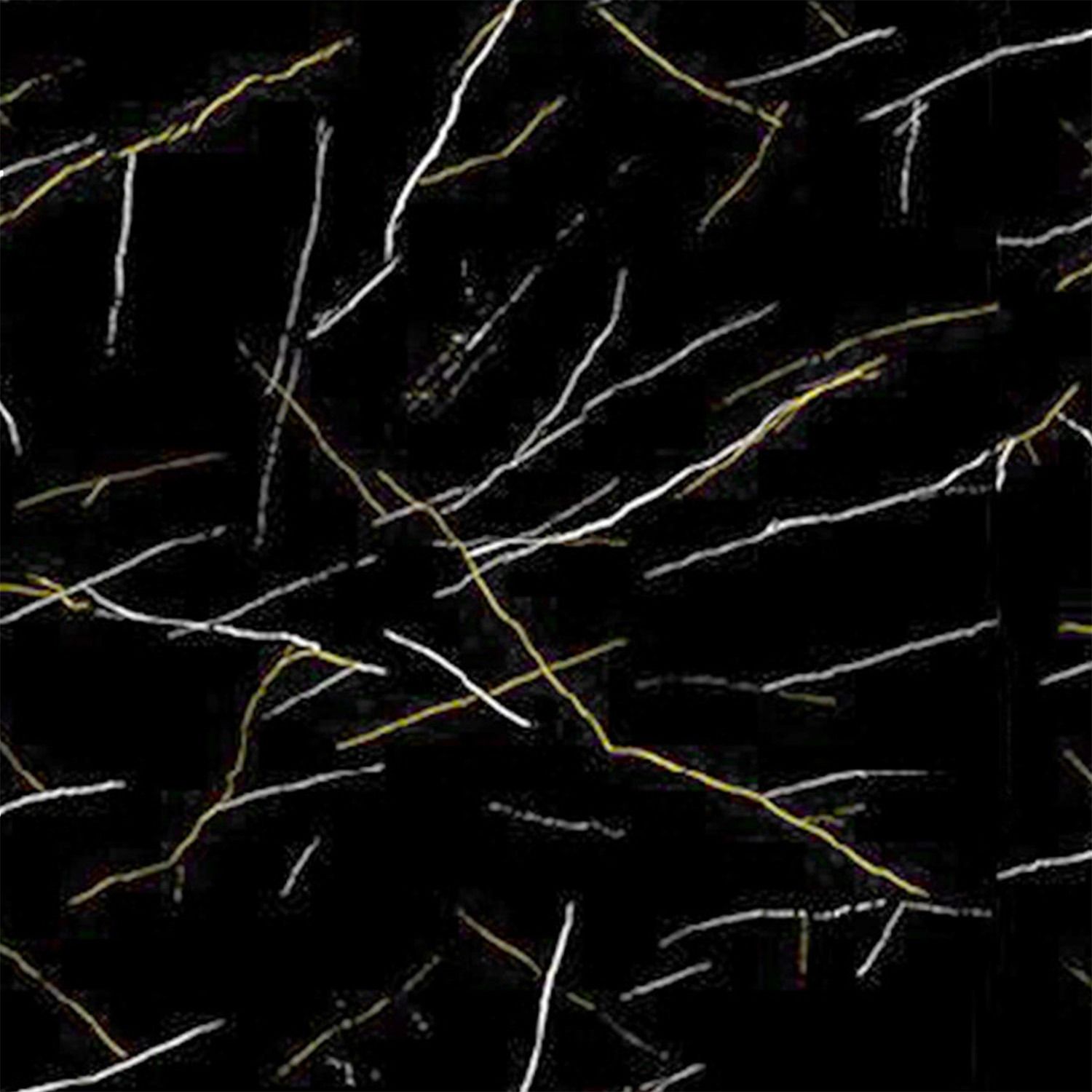 Panel Ścienny SPC Marmur Marquina Czarny Połysk 120 x 280 cm 4 mm