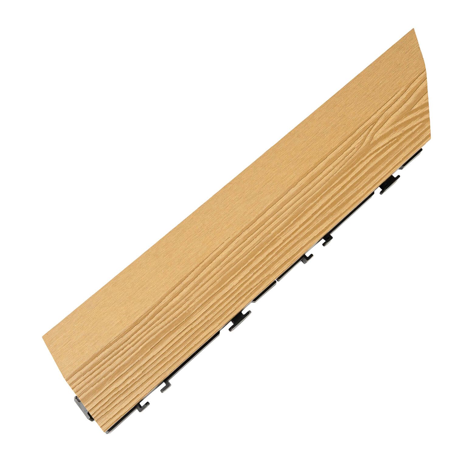 Podest Tarasowy Kompozytowy 3D Narożny Lewy Miodowy Teak Podest Tarasowy Kompozytowy 3D Narożny Lewy Miodowy Teak