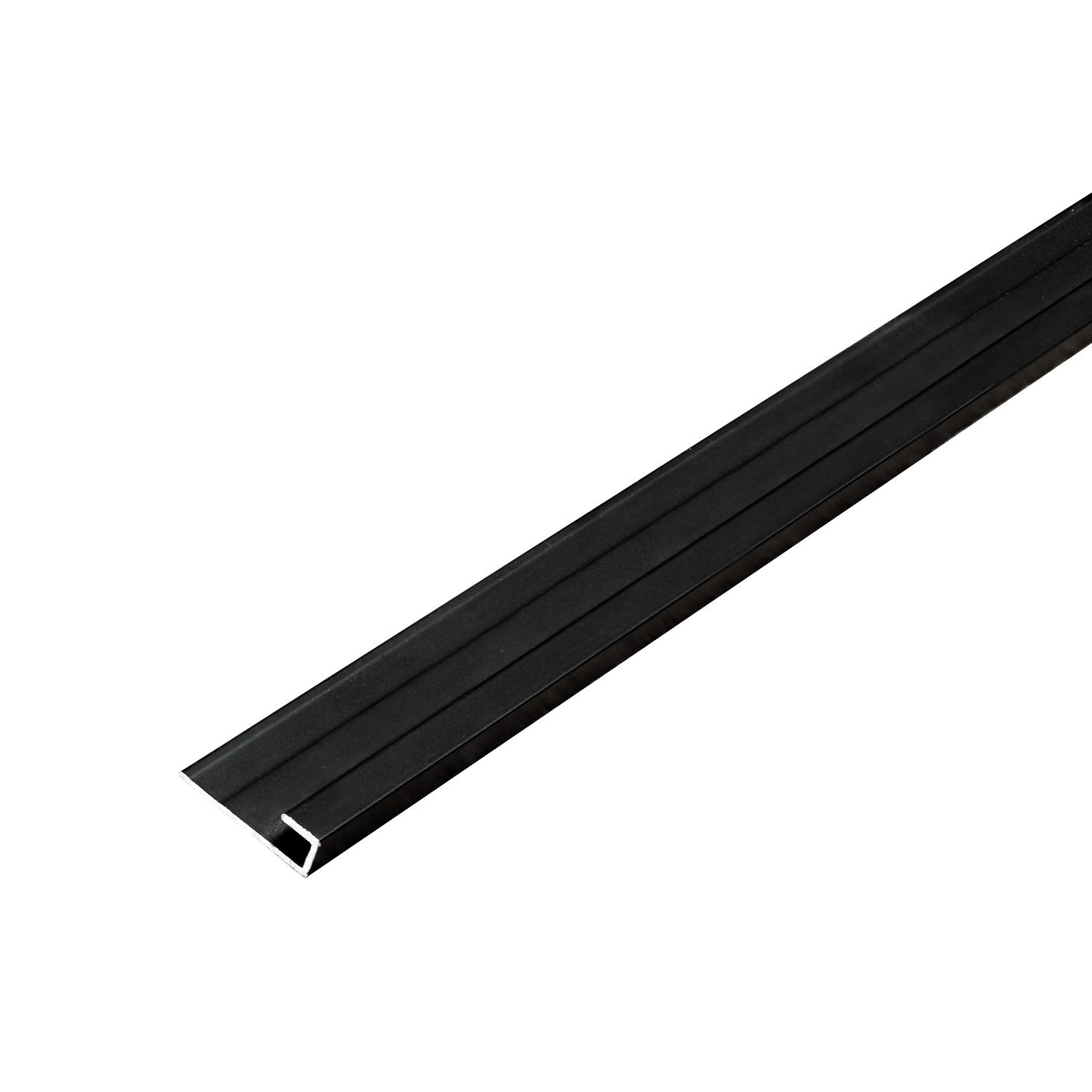 Profil zakończeniowy aluminiowy 3,5 mm do paneli ściennych Czarny Mat – 2,9 m