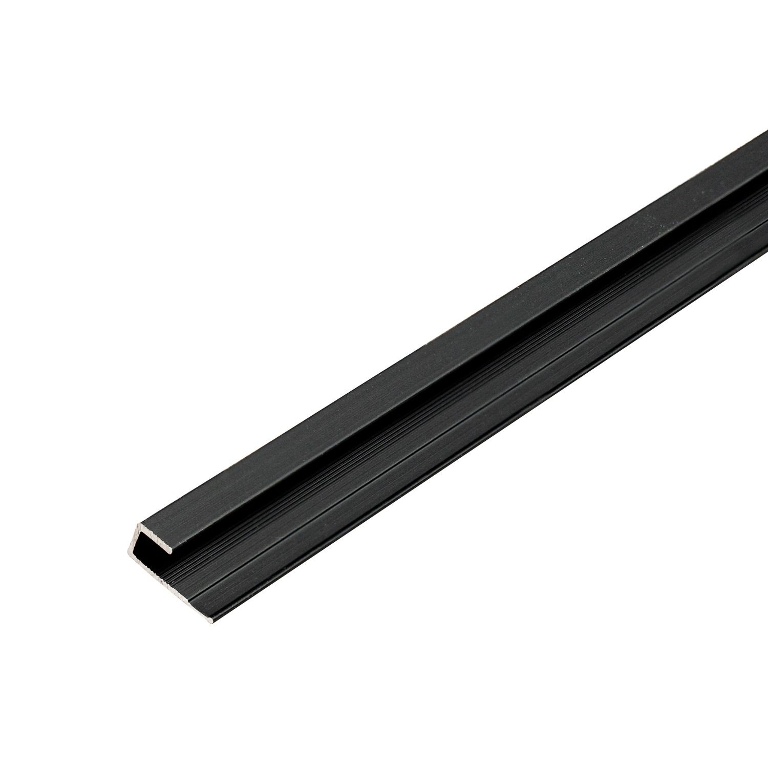Profil zakończeniowy aluminiowy 4,5 mm do paneli ściennych Czarny Mat – 2,9 m
