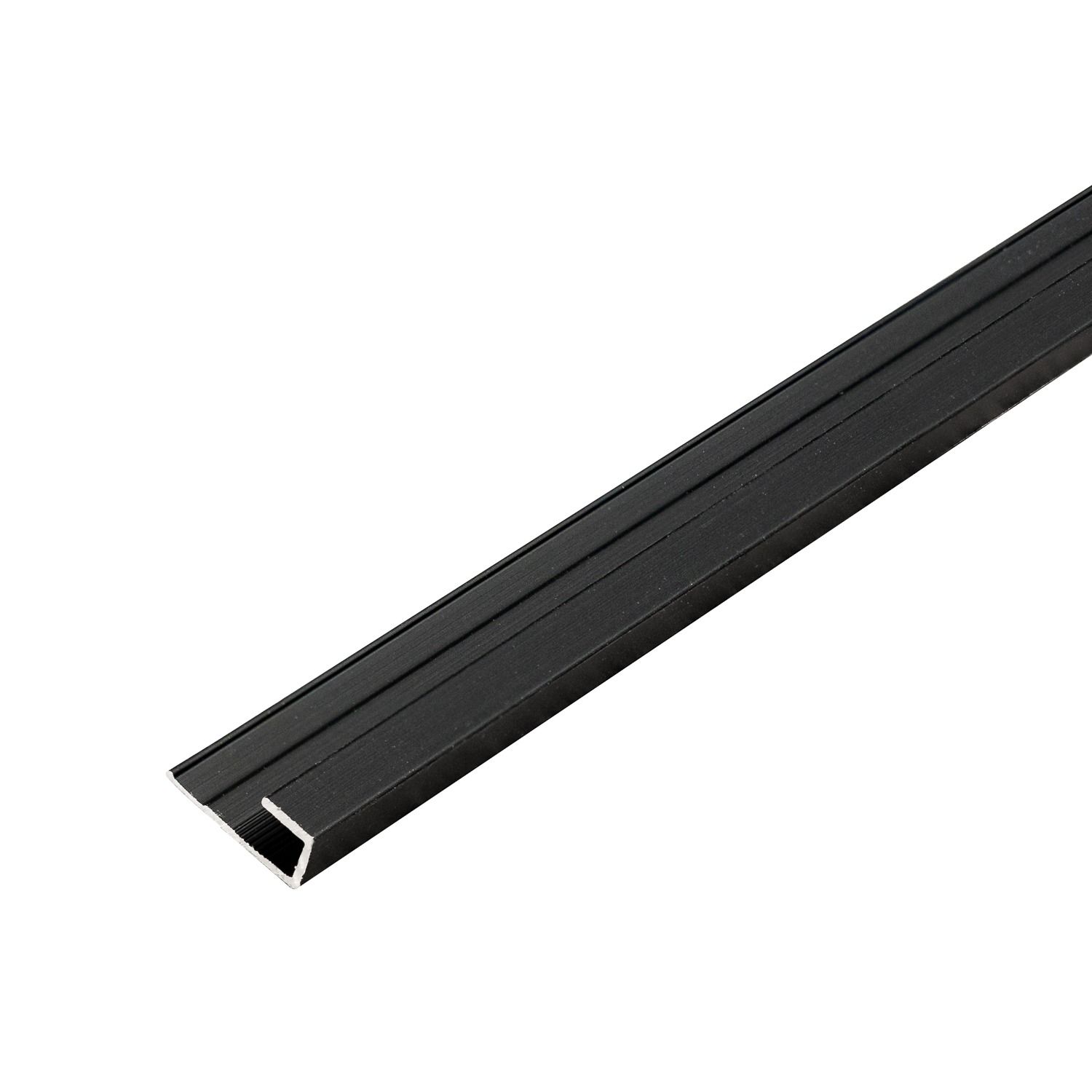 Profil zakończeniowy aluminiowy 4,5 mm do paneli ściennych Czarny Mat – 2,9 m