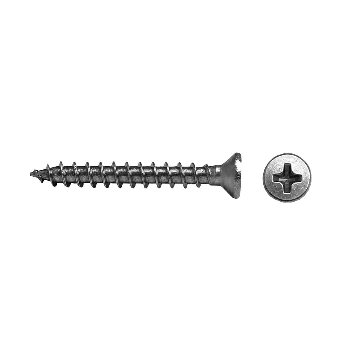 Wkręt 4 x 30 mm ze stali nierdzewnej Srebrny – 100 szt. Wkręt 4 x 30 mm ze stali nierdzewnej Srebrny – 100 szt.