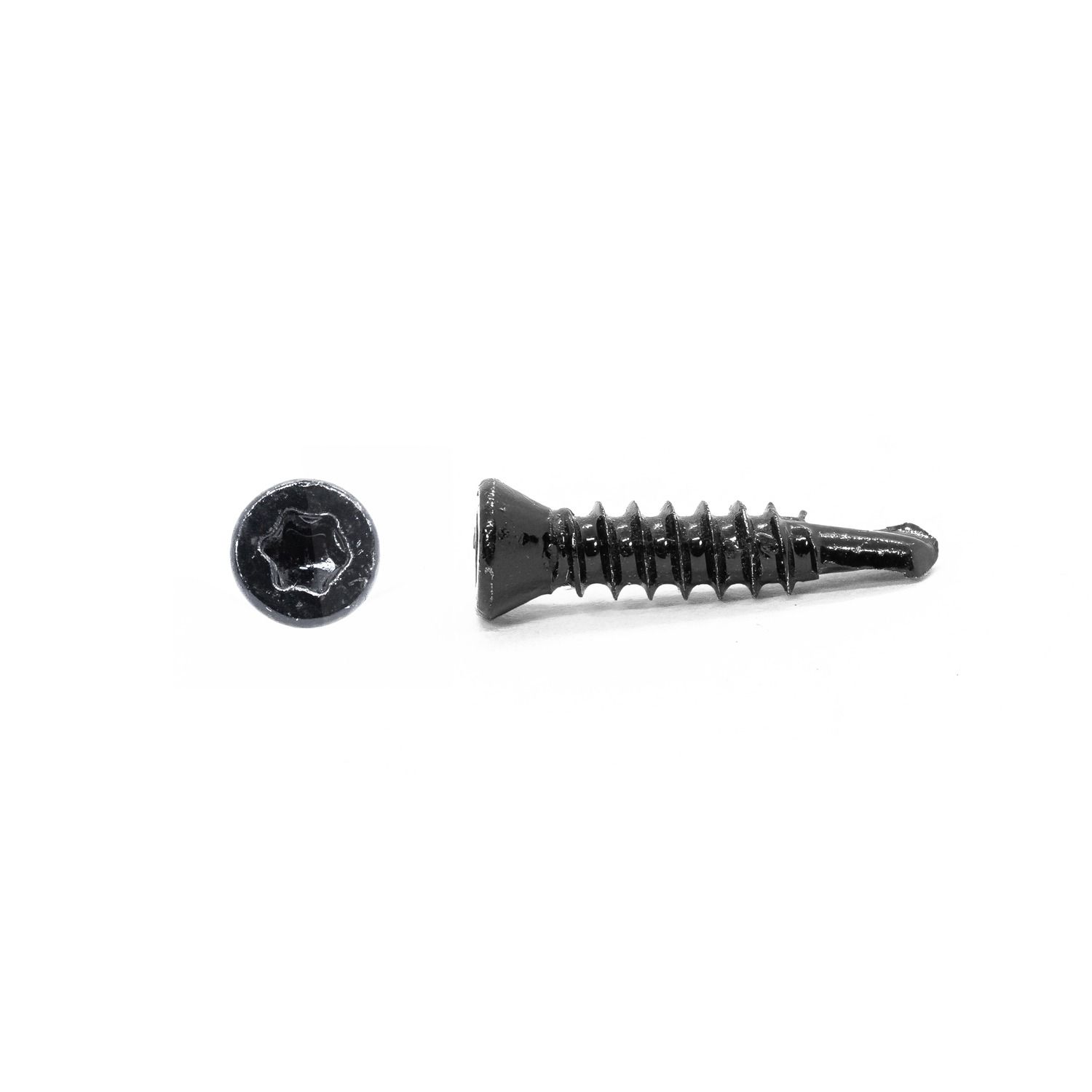 Wkręt samowiercący 4 x 18,5 mm ze stali nierdzewnej Czarny – 100 szt.