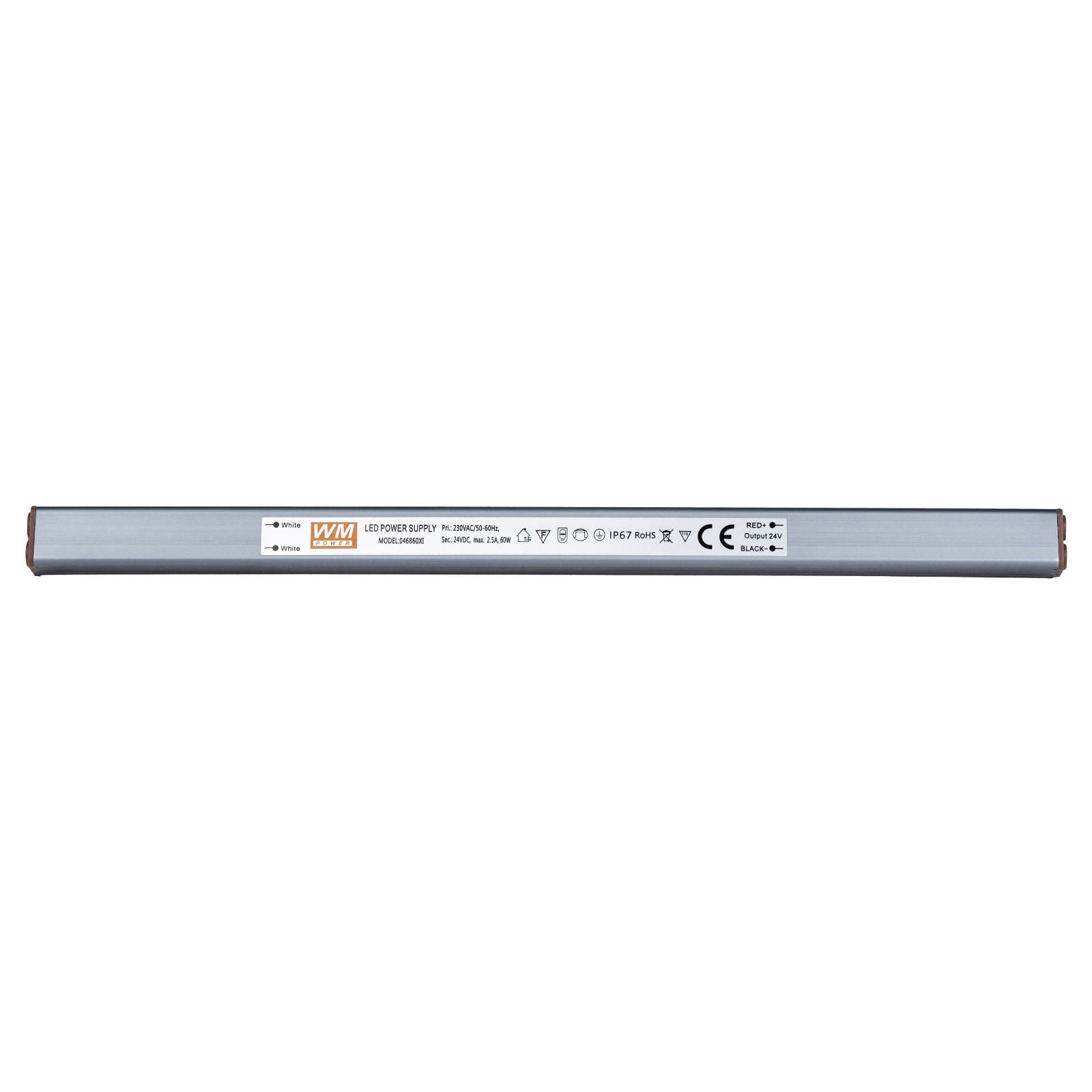 Zasilacz do lamp LED do słupka ogrodzeniowego – Super Slim | 24V DC | 60W | IP67 Zasilacz do lamp LED do słupka ogrodzeniowego – Super Slim | 24V DC | 60W | IP67
