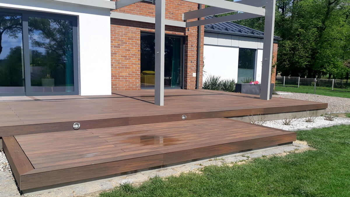 Taras na podwyższeniu, Deska Premium Redwood