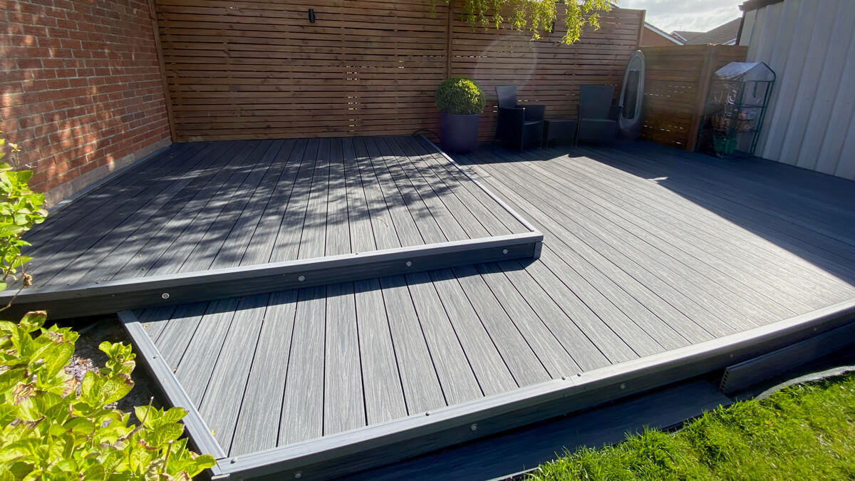 Taras z Deski Kompozytowej Premium Gray