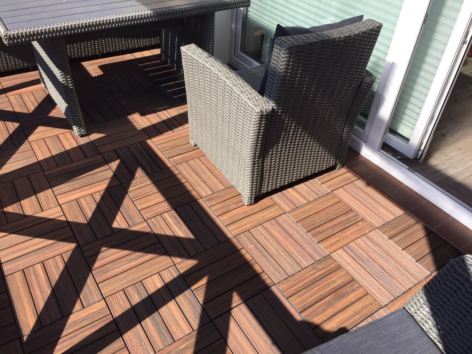 Balkon z podestów tarasowych kompozytowych Redwood Premium