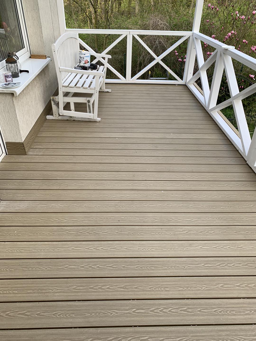 Taras Miodowy Teak 3D – elegancja w rustykalnym stylu