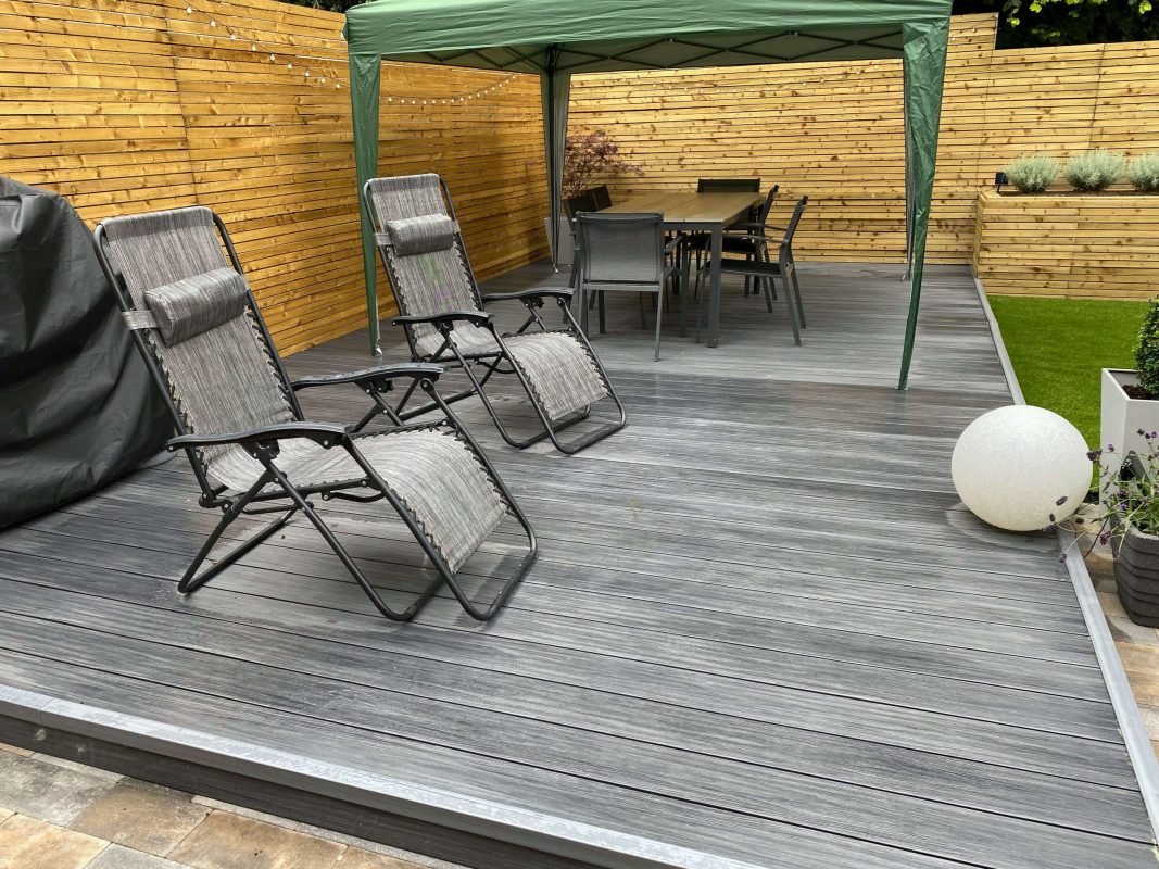 Taras z deski kompozytowej Premium Gray